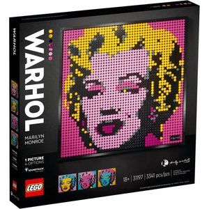 LEGO Art: Andy Warhol's Marilyn Monroe